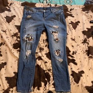 Judy Blue 15/32 Skinny Fit Leopard